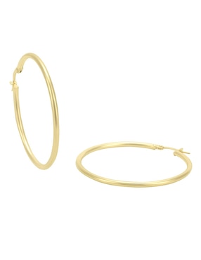 Arracadas Cristal Joyas de oro amarillo 14 k