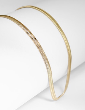 Cadena de serpiente Moon de oro laminado 10 K