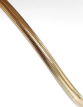 Cadena de serpiente Moon de oro laminado 10 K