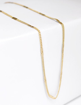 Cadena Moon de oro laminado 10 K
