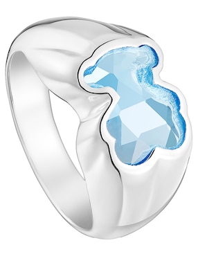 Anillo Tous Icon Color LGG Oso P 925 de plata espinela brillante