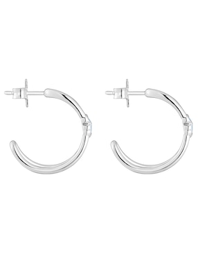 Aros de oso Tous Icon Color lgg de plata P925 con acabado brillante espinela