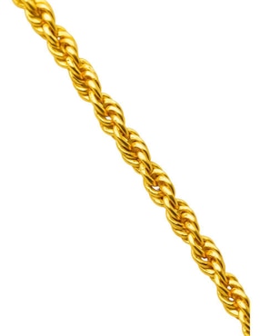 Collar Joyería M De Leon de oro amarillo 14 K