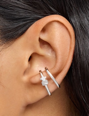 Aretes de oso Oso Tous de plata P 925 con acabado brillante