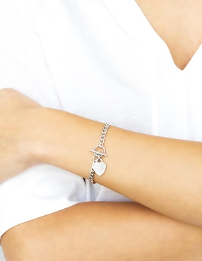 Brazalete Silvex Spa de plata P 925 con acabado baño rodio