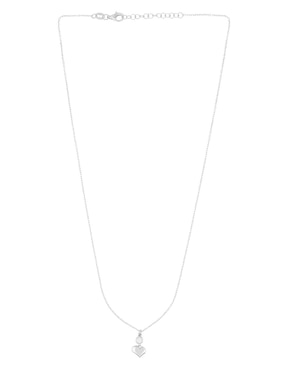 Collar de corazón Silvex Spa de plata