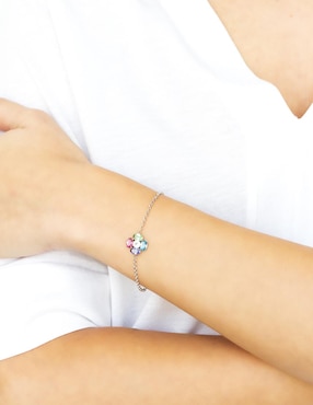 Pulsera Silvex Spa de plata P 925 con acabado baño de rodio