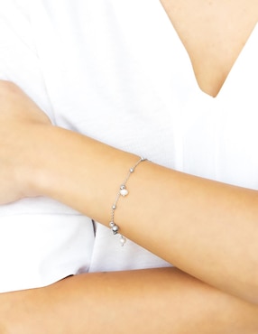 Pulsera Silvex Spa de plata P 925 con acabado baño rodio