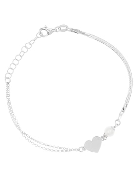 Brazalete Silvex Spa plata P 925 con acabado pulido