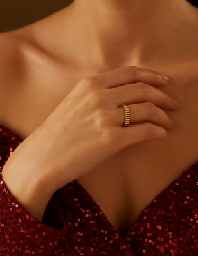 Anillo Riccardo Orsato 14 k de oro tsavorita