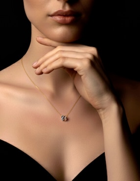 Collar con dije Riccardo Orsato de oro 14 K