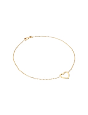 Pulsera Lusso de oro amarillo 14 K con acabado pulido