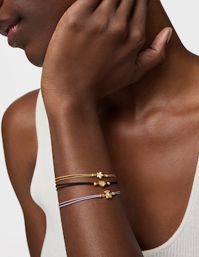 Pulsera Tous de oro amarillo 14 k Lili Motives Lgd con acabado brillante