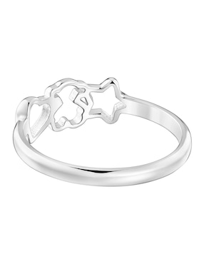 Anillo de oso Tous Motivos P 925 de plata brillante