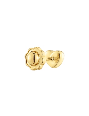 Piercing de corazón Tous Lili Motives Lgd de oro 14 k con acabado brillante