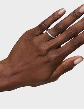 Anillo circular Tous Tous Motivos P 925 de plata brillante