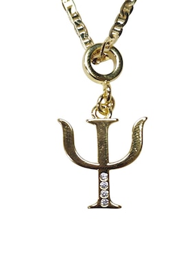 Collar con dije Limerence By Claudia Herrera Psicologia de oro laminado 14 K