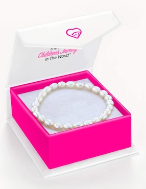 Pulsera In Season Jewelry de oro con perla 14 K acabado pulido