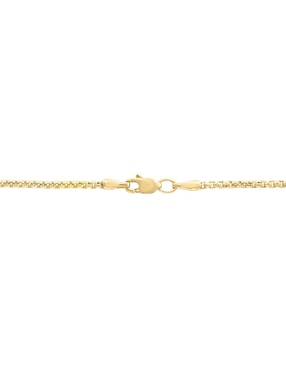 Collar con dije cuadrado Effy de oro amarillo 14 K