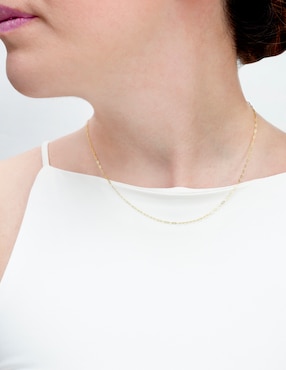 Collar D Cadena de oro 14 K