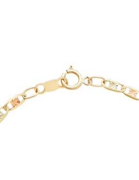 Pulsera D Cadena de oro 14 k