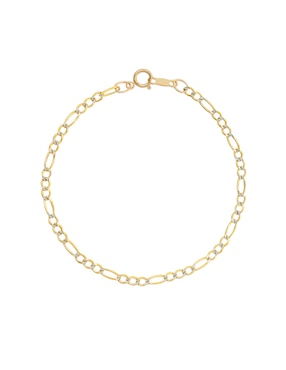 Pulsera D Cadena de oro 14 k