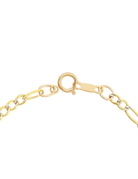 Pulsera D Cadena de oro 14 k