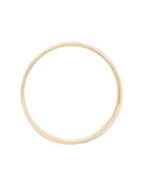 Argolla de oro amarillo 14 k D Cadena