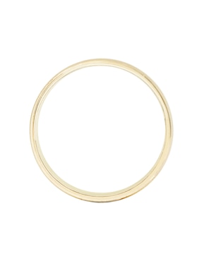 Argolla de oro amarillo 14 k D Cadena