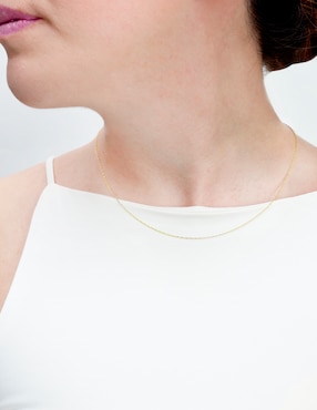 Collar D Cadena de oro 14 K