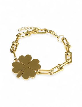 Collar, pulsera, anillo y aretes de trébol Og