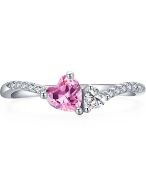 Anillo de corazón Moonberry Infinity of Love P 925 de plata zirconia cúbica brillante