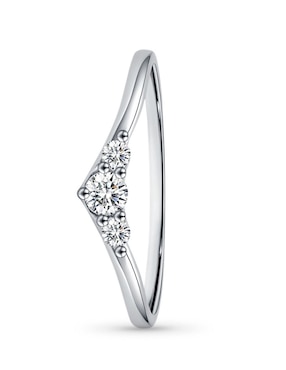 Anillo Moonberry Infinity of Love P 925 de plata moissanita brillante