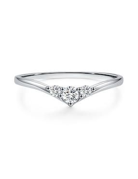 Anillo Moonberry Infinity of Love P 925 de plata moissanita brillante