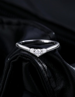 Anillo Moonberry Infinity of Love P 925 de plata moissanita brillante