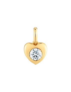 Dije de corazón Tous lili motives lgd de oro amarillo 14 K diamante