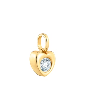 Dije de corazón Tous lili motives lgd de oro amarillo 14 K diamante
