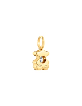Dije de oso Tous lili motives lgd de oro amarillo 14 K diamante