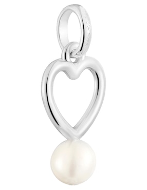 Dije de corazón Tous new silueta de plata P 925 perla
