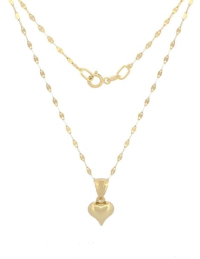 Collar de corazón Casa Del Anillo de oro 14 K