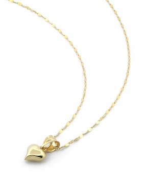 Collar de corazón Casa Del Anillo de oro 14 K