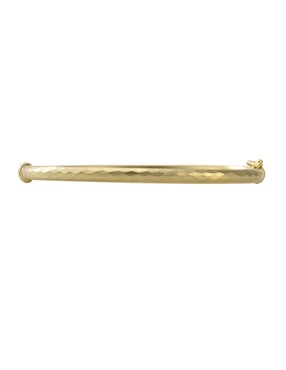 Brazalete Cristal Joyas de oro amarillo 14 k con acabado pulido