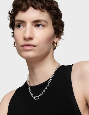 Collar Tous Hold Oval de plata P 925
