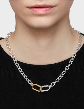 Collar Tous Hold Oval de plata P 925