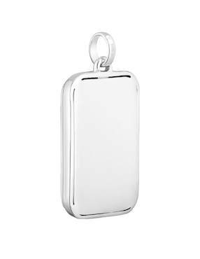 Dije rectangular Tous man de plata P 925