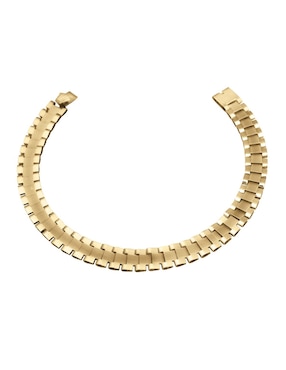 Pulsera Cristal Joyas de oro amarillo 14 k con acabado pulido