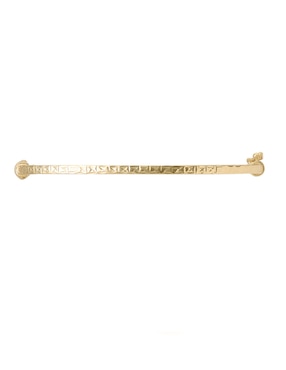 Brazalete Cristal Joyas de oro amarillo 14 k con acabado pulido