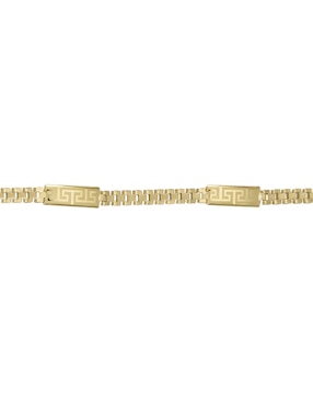 Pulsera Cristal Joyas de oro amarillo 14 k con acabado pulido