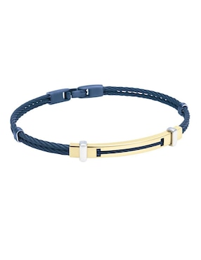 Brazalete Cristal Joyas de con acabado chapa de oro 14K