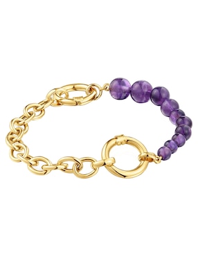 Pulsera Tous de plata P 925 Hold con acabado baño de oro